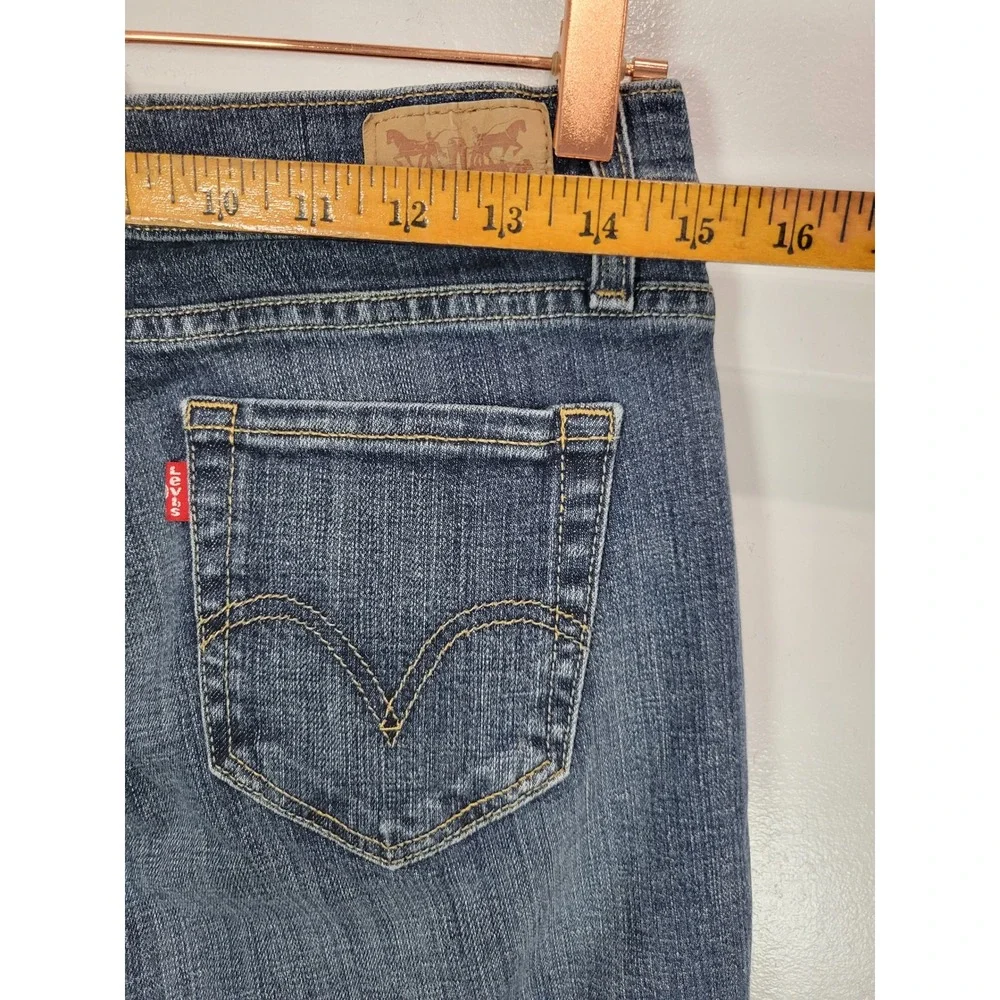 Levis 529 Curvy Bootcut Jeans Womens 10M W30 L32 Medium Wash Blue Denim Mid Rise